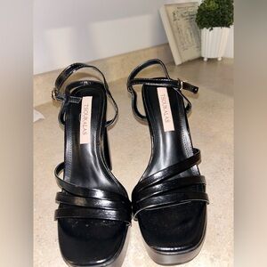 Women's Black Strappy Sandals from GREECE